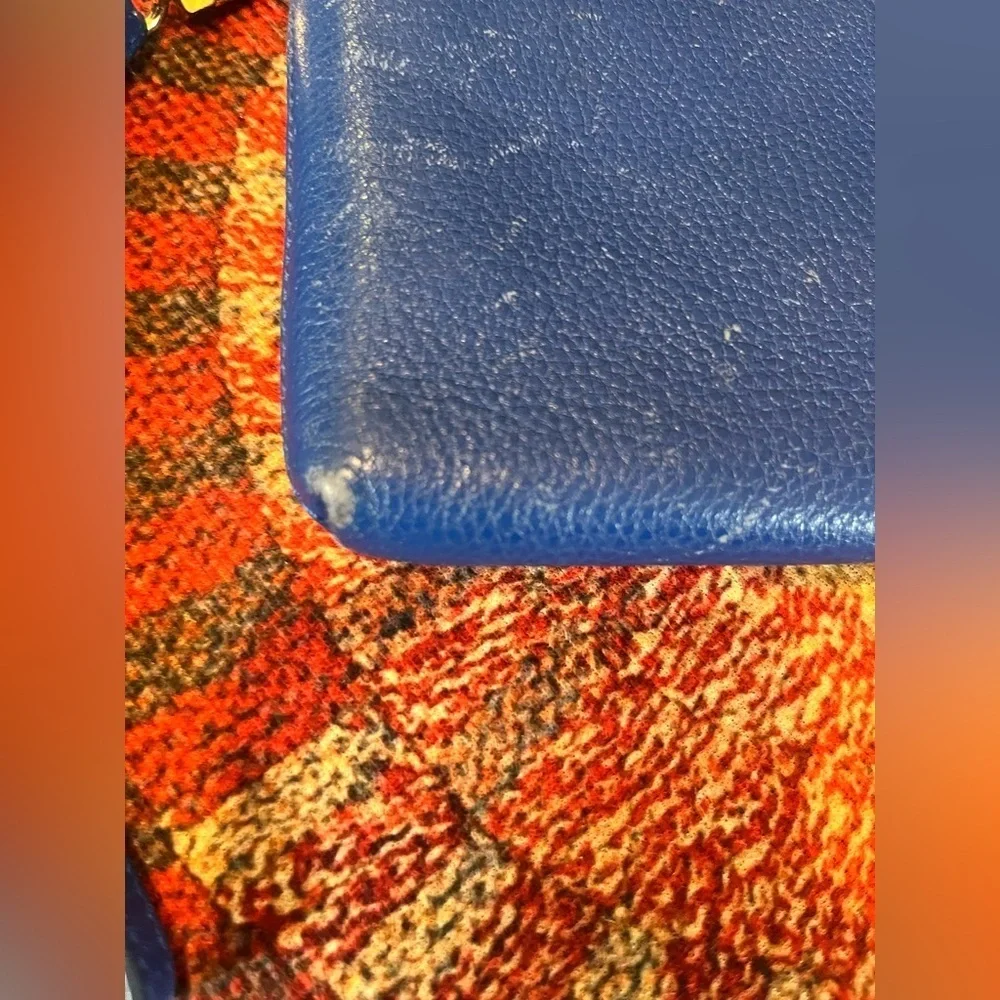 Tory Burch jelly blue wristlet